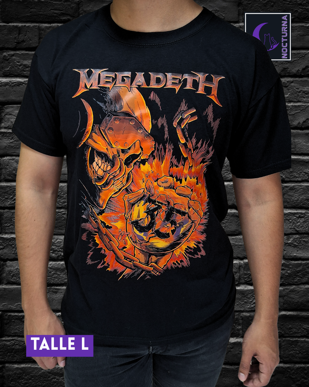 Remera de Megadeth